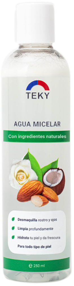 agua micelar desmaquillante con agua de rosas
